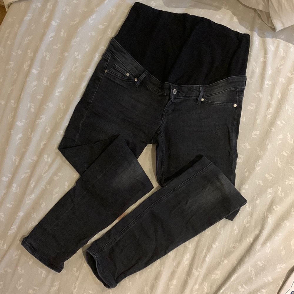 H&M MAMA - Maternity Jeans - Skinny/Black (10 / Medium)